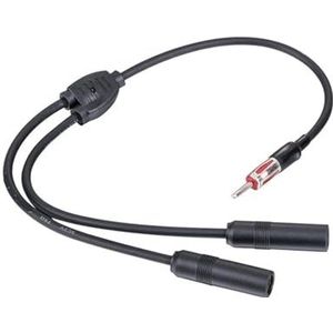 Audio- & videoantennes voor auto Autoantennekabeladapter 1 naar 2 radiosplitterverlenging Voldoet aan meer connectiviteitsbehoeften Autoradio Antenne