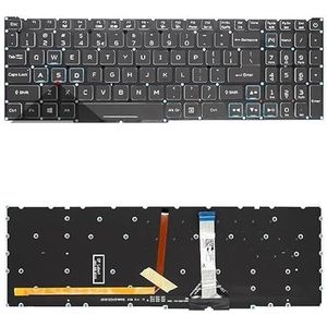 RU/Russisch VS Verlicht Toetsenbord Voor Acer voor Nitro 5 AN515-56 AN515-57 Gaming Laptop Toetsenborden Rood LG05P_N10BRL/N14BRL(RU Blue RGB Backligh)