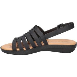 Easy Street Ziva sandaal voor dames, Zwart, 5 UK X-Wide