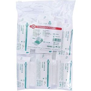 NOBA 10x Bandage Pack, Steriel, DIN13151 EHBO S, M, L Bandages