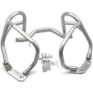 bagagedrager Voor R1200GS Motorfiets Crash Bar Highway Motor Tank Beschermingshoes Bumper Frame Beschermer Voor BMW R 1200 GS 2008-2012 Motorfiets bagagedrager(Silver Lower)