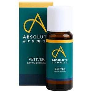 Absolute Aromas Vetiver Etherische Olie 10 ml - 100% Puur, Natuurlijk, Onverdund, Vegan en Dierproefvrij - Voor Gebruik in Aromatherapie en Diffusers