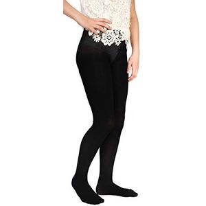 Giulia Meisjespanty 80 denier van microvezel 3D kinderen baby, zwart (nero), 152-158