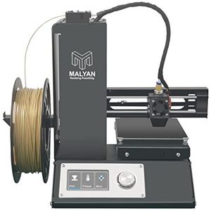 MALYAN Out of The Box M200 Mini 3D-printer, voor kinderen en beginners, gratis monster, PLA-filament, afdrukformaat 120 x 120 x 120 mm