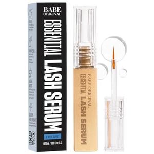 Babe Lash Wimperserum en wenkbrauwserum, verrijkende formule om natuurlijke wimpers langer en voller te laten lijken, kan op wenkbrauwen en wimperextensions worden gebruikt, 1 ml