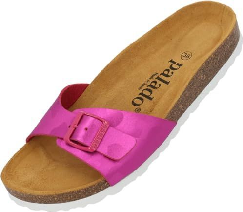 Palado - Malta - Sandalen - Roze - Comfortabele Pantoffels met Kurk-voetbed