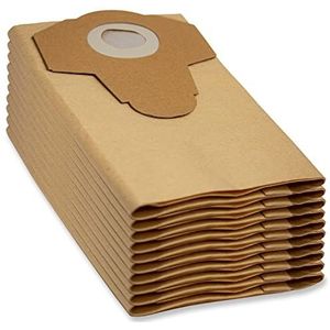 Grizzly Tools - Stofzuigerzakken - 10 Stuks - Universeel Gebruik - 2-Laags Filterpapier