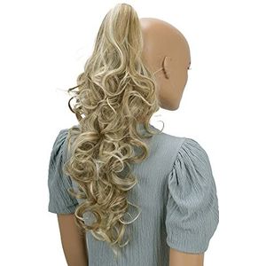 CAISHA 50cm Haarstukje Vlecht Paardenstaart Haarextensies Volumineus Golvend Blond Mix H14