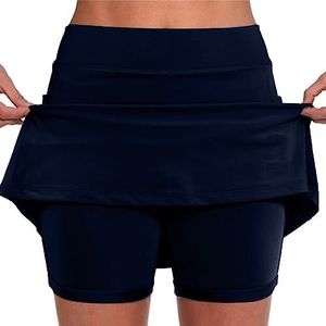 Shorts for Women Active Performance Skort Tennis Golf Sports Skirt Running Workout Yoga Shorts Pocket Skinny Pants High Waisted Pleated Tennis Tummy Control Golf Sports Skort with Pockets