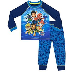 Paw Patrol Pyjama's voor jongens | Zachte katoenen pyjama met Marshall Chase & Ryder | Officieel gelicenseerde kinderpyjama'sVeelkleurig 98