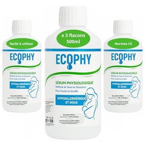 Steriele fles zoutoplossing | Neusspoeling baby kind volwassene | Nacl 0,9% | Zoutoplossing | Koud | Fles 500ml | Hoeveelheid 12 | Gebruik kraamverloskundige en familie| FRESENIUS (Pak van 3 flessen)