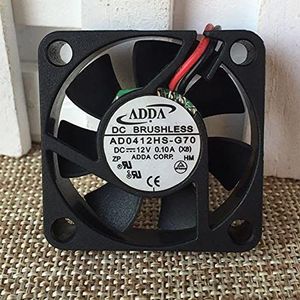 ADDA 40 * 40 * 10MM 12V 0.10A AD0412HS-G70 2line mute CPU cooling fan