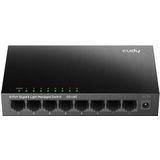 Cudy - GS108E - Netwerkschakelaar - Zwart - 8 Havens - Gigabit Light Managed Switch