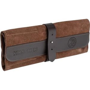 Kirschen Opbergtas voor steekbeitels, opbergvak voor steekbeitels, gereedschapstas voor maximaal 12 steekbeitels, gereedschapsroltas met leren snijbescherming 3501100