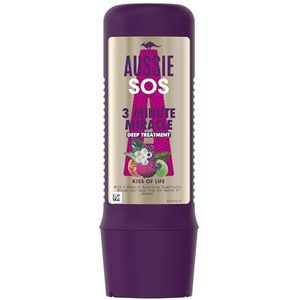 Aussie SOS 1 Minute Miracle Repair Rescue Mask 250ml om droog, beschadigd haar diep te voeden