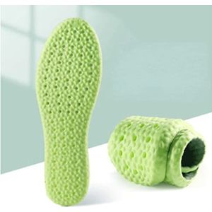 Memory Foam inlegzolen voor mannen en vrouwen, Memory Foam inlegzolen voor dames, VOETONDERSTEUN, GANFANREN Verlenging Running binnenzool voor schoenen PU Popped Rice Particle Foam Ademend Zacht Wandelen (kleur: 2,5 cm, Si