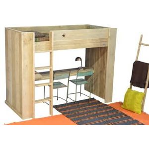 Hoogslapers steigerhout - meubels outlet | | beslist.nl