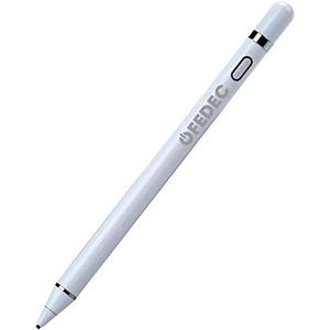 FEDEC Active Stylus Pen voor Android - iOS - Windows Tablets & Telefoons - Wit