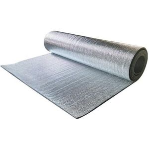 HBOOMOEM Folie Isolatie Warmtereflecterende，Warmte-Isolatie Aluminiumfolie Radiator，Kan Op Elke Lengte Worden Gesneden, Geschikt Voor Ramen, Muren, Daken En Auto'S.(400CM/157.5IN,3CM/1.18IN)