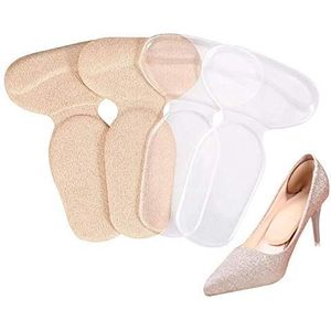 Doact 2 pairs of heel pillow heel holder heel pillow heel protector and forefoot pillow support for men and women pain relief for heel pain treatment gel insoles