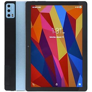 10,1-inch Tablet, 5MP 13MP HD Blauwe Tablet voor Gaming (EU-stekker)