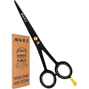 NARZ Professionele kappersschaar, 15 cm, haarschaar van roestvrij staal, geschikt voor mannen en vrouwen