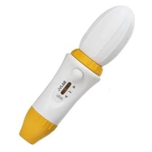 Pipetten, Pipetcontroller Levo capaciteit handmatige pipettor Pette pomp (0,1-100 ml) wordt geleverd met 3,0 um hydrofoob filter, Veilige opslag(Giallo)