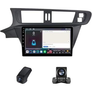 Autoradio 2 Din Bluetooth met Carplay en Android Auto,geldt voor Citroen C3-XR 2010-2018 10 inch met touchscreen stereo auto ondersteunt GPS stuurbediening Achteruitrijcamera(NF-1)
