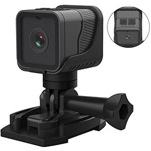 Actiecamera Draadloze Camera Mini DV Camcorder for Vloggen Video Sport 1080P HD Camera Video Surveillance Draadloze Ondersteuning 256G(Only Camera)