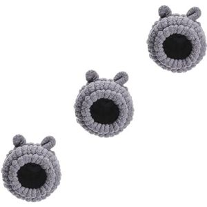 3Pcs Vogelnest Papegaai Nest Vogel Beddengoed Voor Kooi Huisdier Hangmat Bed Vogel Slapen Hut Papegaai Bed Papegaai Hut Cavia Knuffel Bed Papegaai Vogel Budgie Metalen Winter