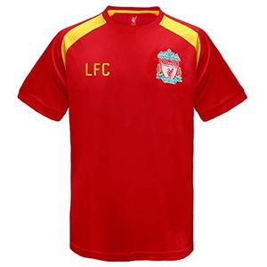 Liverpool FC - Trainings-t-shirt voor mannen - Officieel - Cadeau - Rood - Large