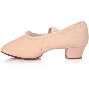 Ballet dansschoenen leraar podiumtraining schoenen zachte zool slippers yoga praktijk schoenen jazz dansschoenen voor vrouwen, roze, 40(25cm)