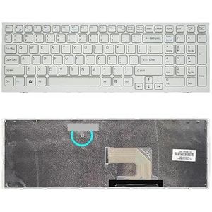 US Laptoptoetsenbord voor Sony voor VPC-EH voor VPCEH-serie VPCEH35YC EH38EC/W EH35YC EH38EC H3S3C CN1 PCG-71811L PCG-71811M zwart wit(US White 1 Screw)