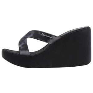 Ipanema High Fashion Slide Fem, Aq406 Zwart Grijs, 38 EU