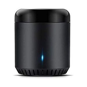Broadlink Hub IR, RM Mini3 WiFi IR-afstandsbediening, universeel, zwart, één voor alle infraroodcontrollers, compatibel met Alexa RM mini3, zwart
