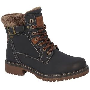 TOM TAILOR - Veterlaarsjes - Navy - Imitatieleer