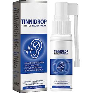 Tinnidrop - Tinnitus Relief Spray - Oorsmeer Verwijderaar