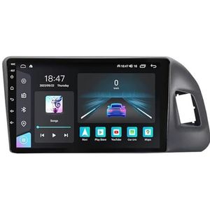 Android 14 autoradio voor Audi Q5 2009-2018 Carplay Wireless Android Auto,Dubbel Din autoradio 9 Inch met Navigatie Bluetooth WiFi GPS HiFi RDS/FM+AHD achteruitrijcamera/DVR(A2 2G+32G)
