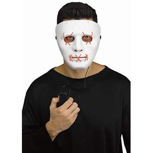 Red Light Up Stitch Mask for Adults Standard