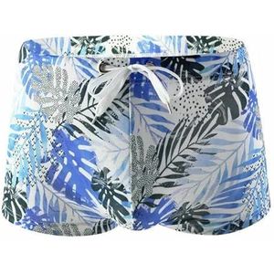 Mens Swimming Trunks Swimwear Men Swim Boxers Low Waist Sexy Swimsuit Swimming Trunks Shorts Hombre Bathing Suit-Blue Black-Xxl