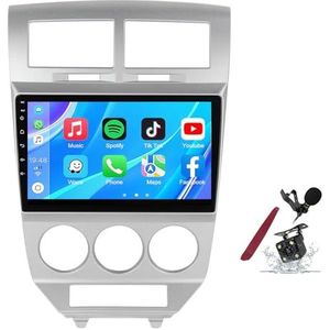 Android 14 Autoradio Stereo voor D-odge Caliber (2007-2010) 9 ""Touchscreen Multimedia Player met Draadloze Carplay GPS Navigatie FM RDS Bluetooth 5G-WiFi SWC DSP,M120s