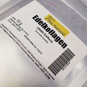 Pro Natural Edel collageenpoeder (10 g) om zelf te maken, collageen-crème-gelserumconcentraat