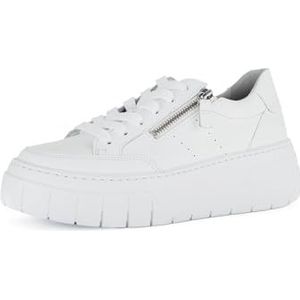 Gabor Lage sneakers voor dames, Wit 21, 39 EU