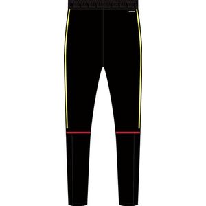 adidas Unisex niños F50 TRAINING PANTS KIDS, black/team solar yellow 2/lucid red, 11-12 Years