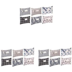 6 Stuks Cosmetische Tas Make-up Case Pouch Grote Capaciteit Make-up Opslag Cosmetica Organizer Reizen Organisatoren voor Vrouwen Groot, 3 Set (groot), L, als beschrijving