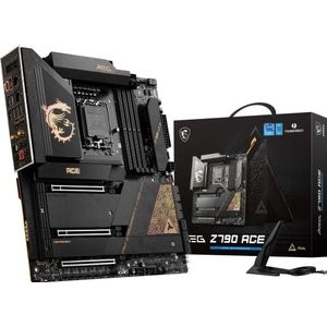MSI Meg Z790 Ace Gaming Moederbord (ondersteunt Intel 12./13e generatie, LGA 1700, DDR5, PCIe 5.0, M.2, 2.5Gbps LAN, USB 3.2 Gen2, Wi-Fi 6E, Thunderbolt, E-ATX)