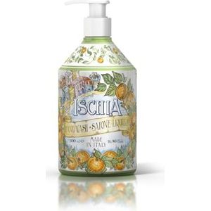 Rudy Le Maioliche Ischia vloeibare zeep 500 ml, gemaakt in Italië