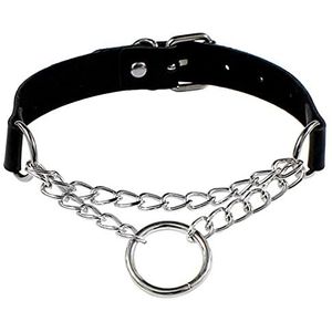 Gothic Choker Kettingen Dames Meisjes Klinknagel Lederen Ketting Rock Punk Neck Collars Black Choker Ketting Cool Collar-6