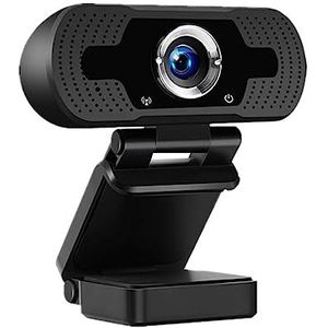 Web Camera, Webcam 1080P Full HD Web Camera Met Microfoon Web Cam 1080p for PC Computer Laptop Desktop USB Camara Web (Color : W8 without cover, Size : 1)