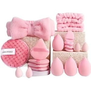 Plastic make-upborstelset, kunstzinnige kwasten, Kabuki-poederborstel, oogschaduw, hechtborstel, premium synthetische make-upborstelset voor contouren van concealer, foundation, poeder